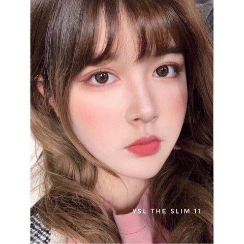 Son YSL  Rouge Pur Couture The Slim full box full size màu 11 Ambiguous Beige (vỏ vàng)