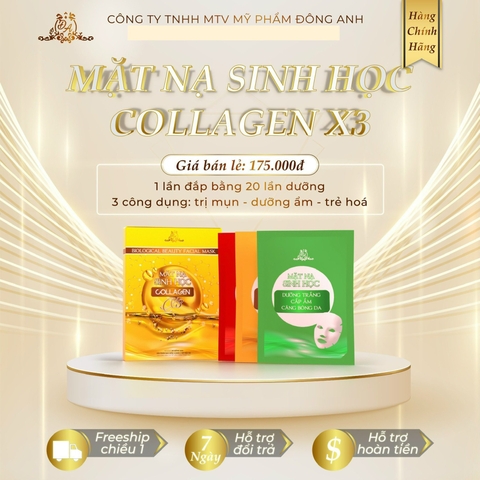 Nạ thạch cấp ẩm collagenx3
