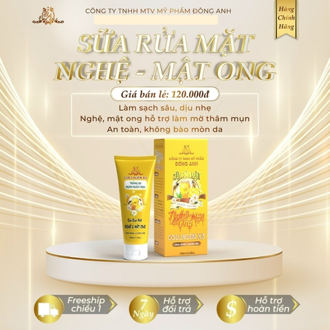Sữa Rửa Mặt Nghệ Mật Ong