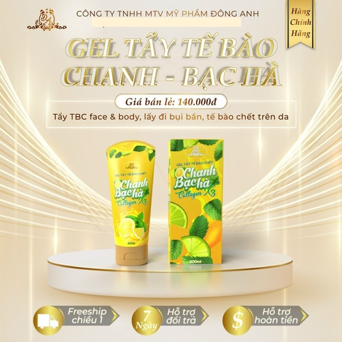 Tẩy Tế Bào Chết Chanh & Bạc Hà
