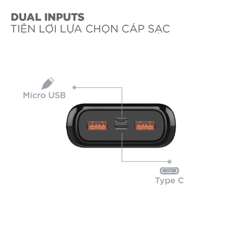 Sạc dự phòng Energizer 20,000mAh /3.7V - UE20011C