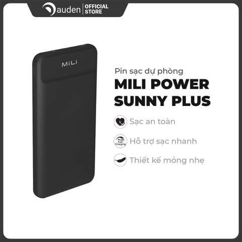 Sạc dự phòng MiLi Power Sunny Plus 10,000mAh/3.7V - HB-N10