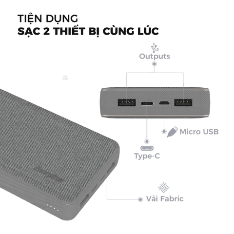 Sạc dự phòng Energizer 15,000mAh /3.7V - UE15043