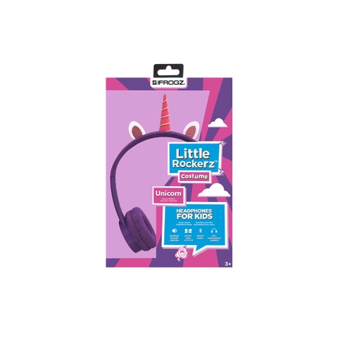 Tai nghe iFrogz Headphone-Little Rockerz Costume-With Buddy Jack and Coiled Cable