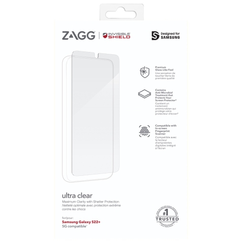 Miếng dán màn hình SamSung S22 series - InvisibeShield Ultra Clear