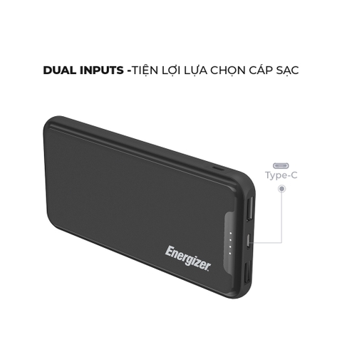 Sạc dự phòng Energizer 10,000mAh /3.7V - UE10052
