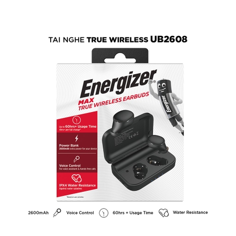 Tai nghe True Wireless Energizer - UB2608