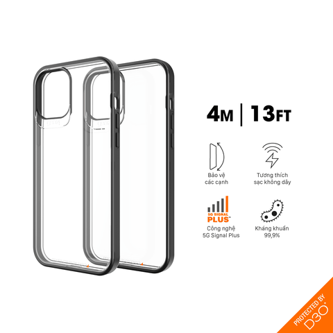[HÀNG TRƯNG BÀY 90%] Ốp lưng iPhone 12 mini Gear4 Hackney 5G
