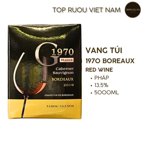 Vang Túi 1970 Boreaux - 5000ml - 13.5% - Pháp