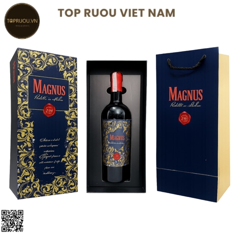 Hộp Qùa Tết Magnus - Ý - Primitivo - 17% - 750ml