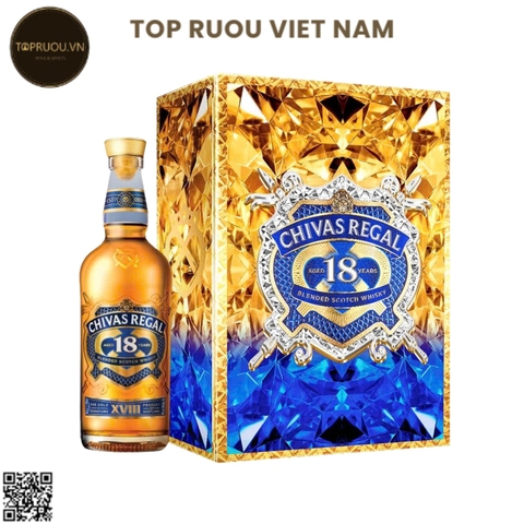 Hộp Qùa Chivas 18 YO F26 (New) - 700ml - 40% - Scotland