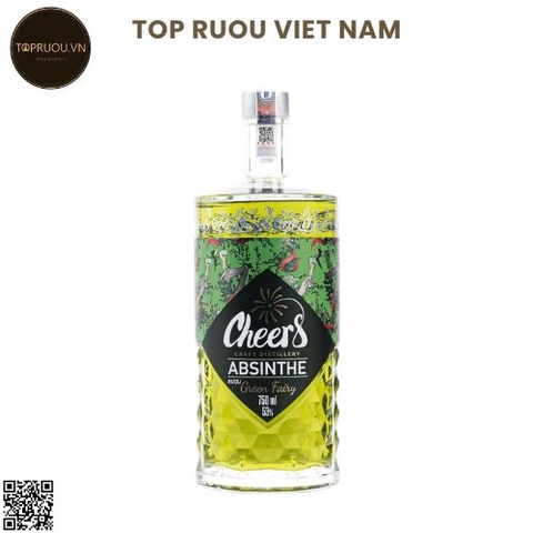 Absinthe Cheers Green Fairy 750ml - 53% - Việt Nam