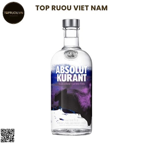 Vodka Absolut Kurant (Nho) - 1000ml - 40% - Thụy Điển