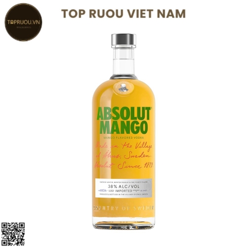 Vodka Absolut Mango (Xoài) - 1000ml - 38% - Thụy Điển