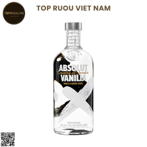 Vodka Absolut Vanila (Vani) - 700ml - 40% - Thụy Điển