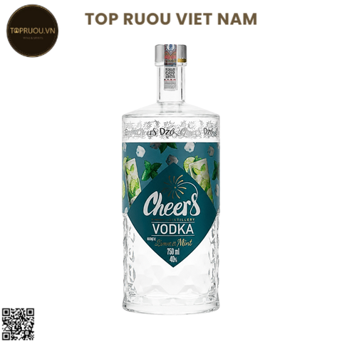 Vodka Cheers Lime & Mint  750ml - 40% - Việt Nam