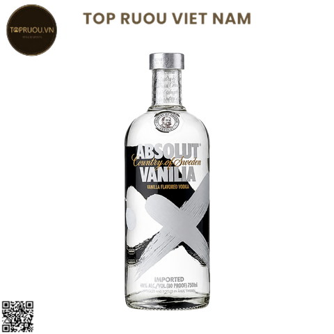 Vodka Absolut Vanila (Vani) - 700ml - 40% - Thụy Điển