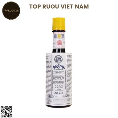 Rượu Đắng Angostura Aromatic Bitters - 200ml - 44,7% - Trinidad & Tobago