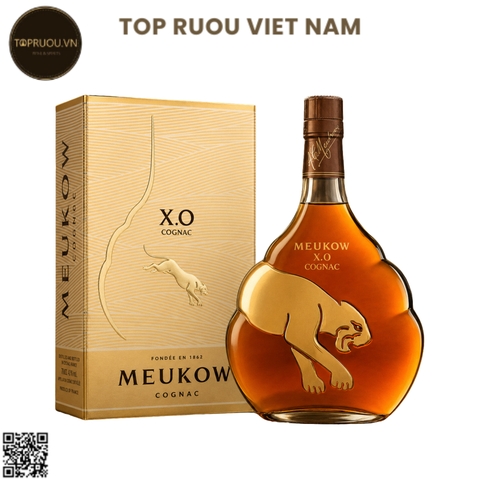 Cognac Meukow XO - 700ml - 40% - Pháp