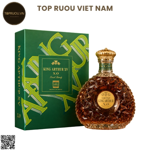 Brandy XO King Arthur XV (Kèm Túi Hãng) - 700ml - 40% - Pháp