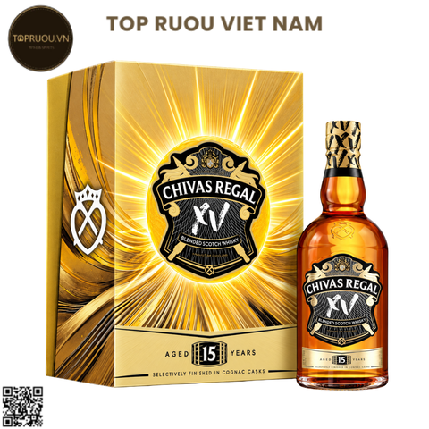 Hộp Quà Whisky Chivas Regal 15 F27 - 700ml - 40% - Scotland