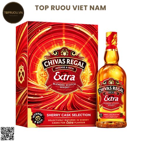 Hộp Quà Whisky Chivas Regal Extra F27 - 700ml - 40% - Scotland