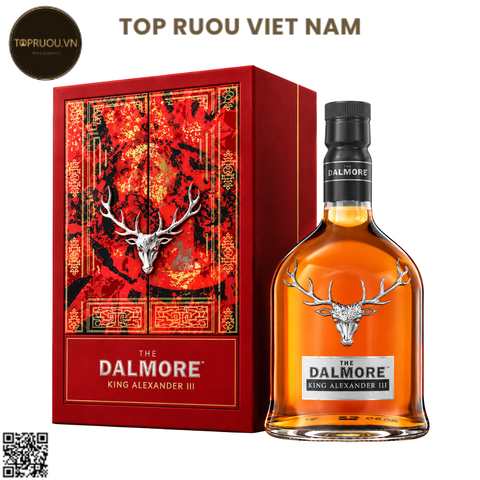 Hộp Quà Whisky The Dalmore King Alexander III Single Malt F27 - 700ml - 40% - Scotland