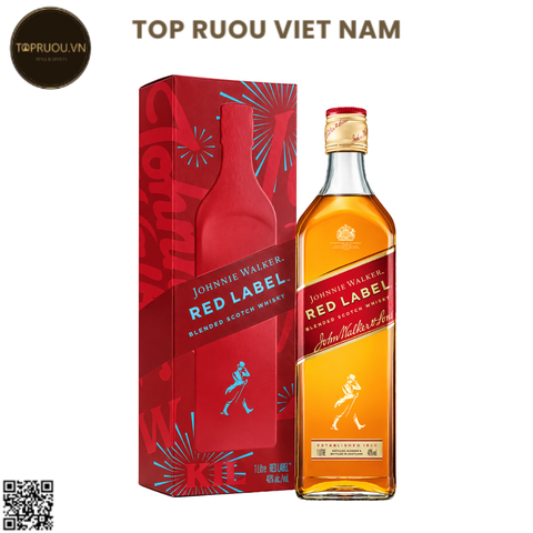 Hộp Quà Whisky Johnnie Walker Red Label F27 - 700ml - 40% - Scotland