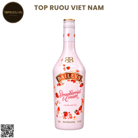 Rượu Sữa Baileys Strawberries & Cream  - 700% - 17% - Iceland