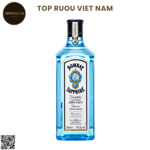 Gin Bombay Sapphire - 750ml - 47% - Scotland