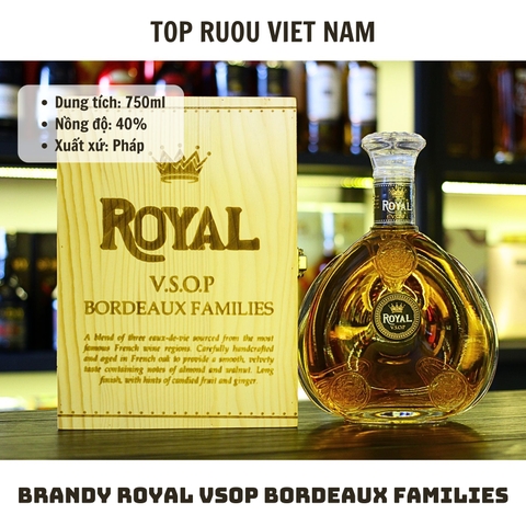 Brandy Royal VSOP 750ml - 40% - Pháp