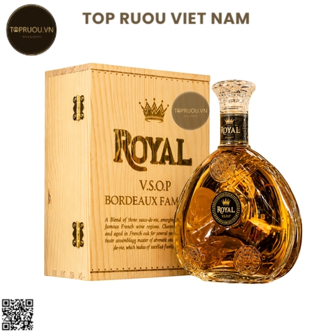 Brandy XO Royal (Hộp Gỗ) - 700ml - Pháp - 40%