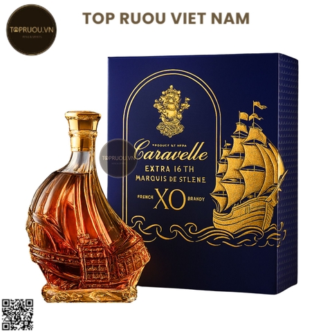 Brandy XO Caravelle Boat - 700ml - 40% - Pháp
