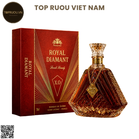 Brandy XO Royal Diamant - 700ml - 40% - Pháp