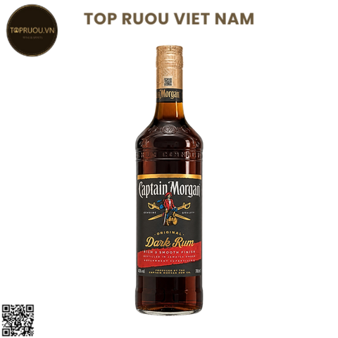 Rum Captain Morgan Dark - 40% - 700ml - Jamaica