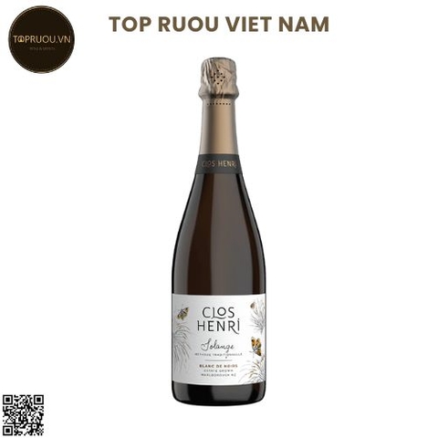 Vang Nổ Clos Henri Solange Blanc De Noirs (Methode Traditionelle) - New Zealand - Glera - 12,5% - 750ml
