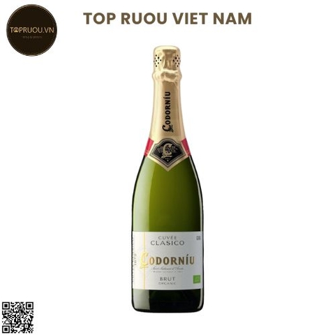 Vang Nổ Codorniu Clasico Sparkling Brut DO Cava - Tây Ban Nha - Blend - 11,5% - 750ml
