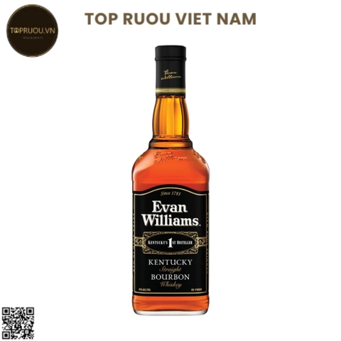 Whisky Evan Williams Black Kentucky Straight - 700ml - 40% - Mỹ