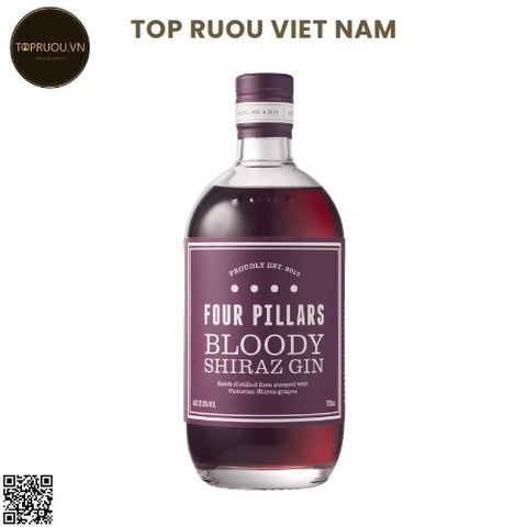 Gin Four Pillars Bloody Shiraz - 700ml - 37.8% - Úc