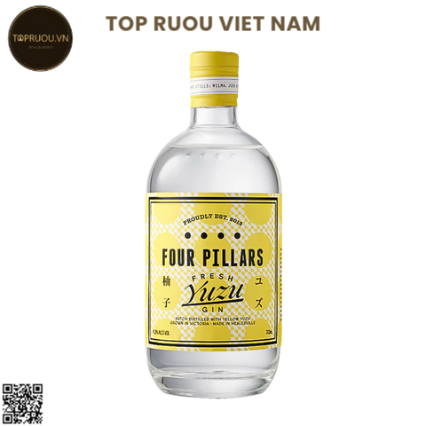 Gin Four Pillars Fresh Yuzu - 700ml - 41.8% - Úc