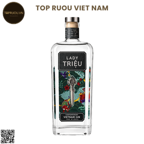 Gin Lady Trieu - Contemporary Vietnam - 700ml - 43% - Việt Nam
