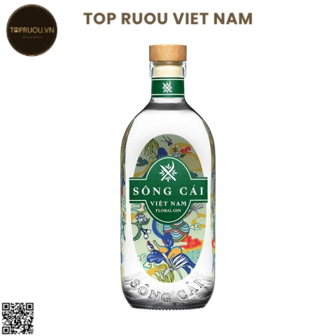 Gin Sông Cái Floral - 700ml - 45% -  Việt Nam