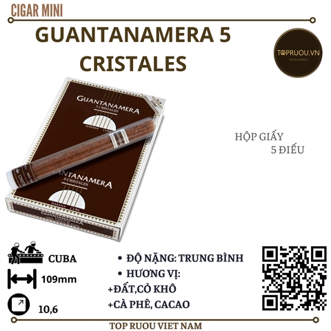 Xì Gà Guantanamera Cristales - 1 Điếu - Cuba