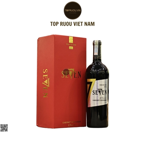 Hộp Quà Rượu Vang Tết Seven Reserva - Chile - Cabernet Sauvignon - Cabernet Sauvignon - 14% - 750ml