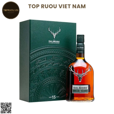 Hộp Quà Whisky The Dalmore 15 Single Malt - 700ml - 40% - Scotland