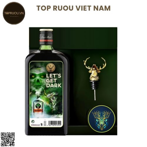 Jagermeister The Grim Reaper + Hộp + Kèm Đầu Hươu Xịn + Túi 700ml - 35% - Đức