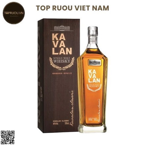 Kavalan Classic Single Malt - 700ml - 40% - Đài Loan