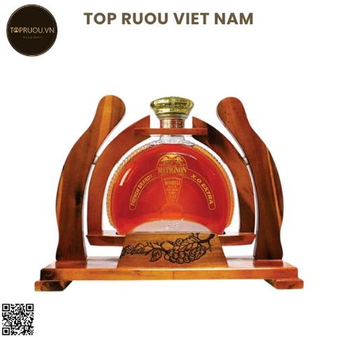 Kệ Gỗ Brandy XO Matignon - 2000ml - 40% - Pháp