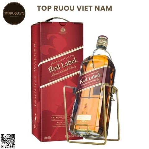 Kệ Rượu Whisky Johnnie Walker Red Label - 3000ml - 40% - Scotland