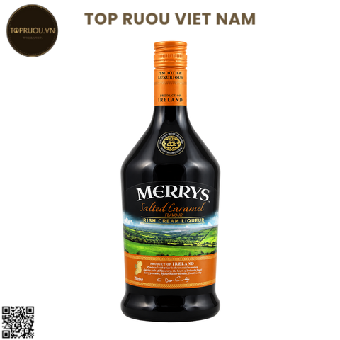 Rượu Sữa Merrys Salted Caramel Irish Cream Liqueur 700ml - 17% - Iceland